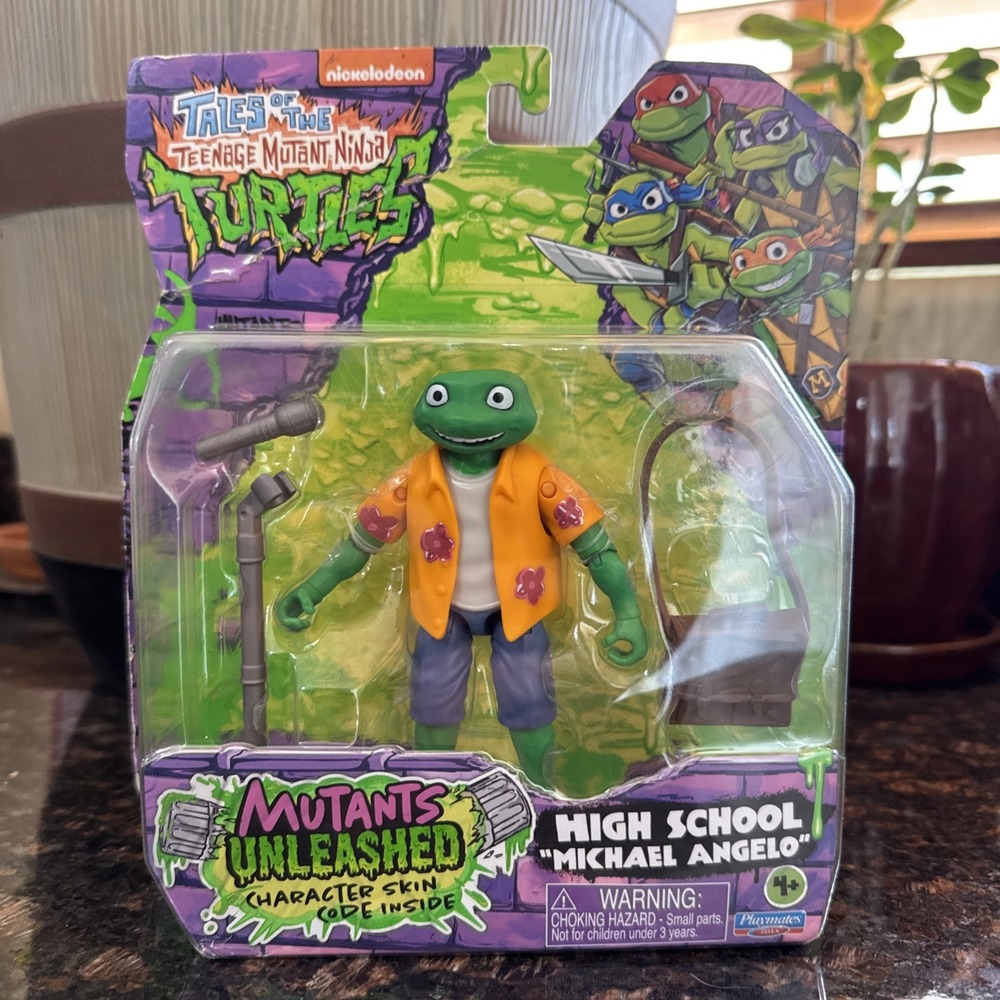 Tales Of The Teenage Mutant Ninja Turtles High School Michael Angelo Figure 2024